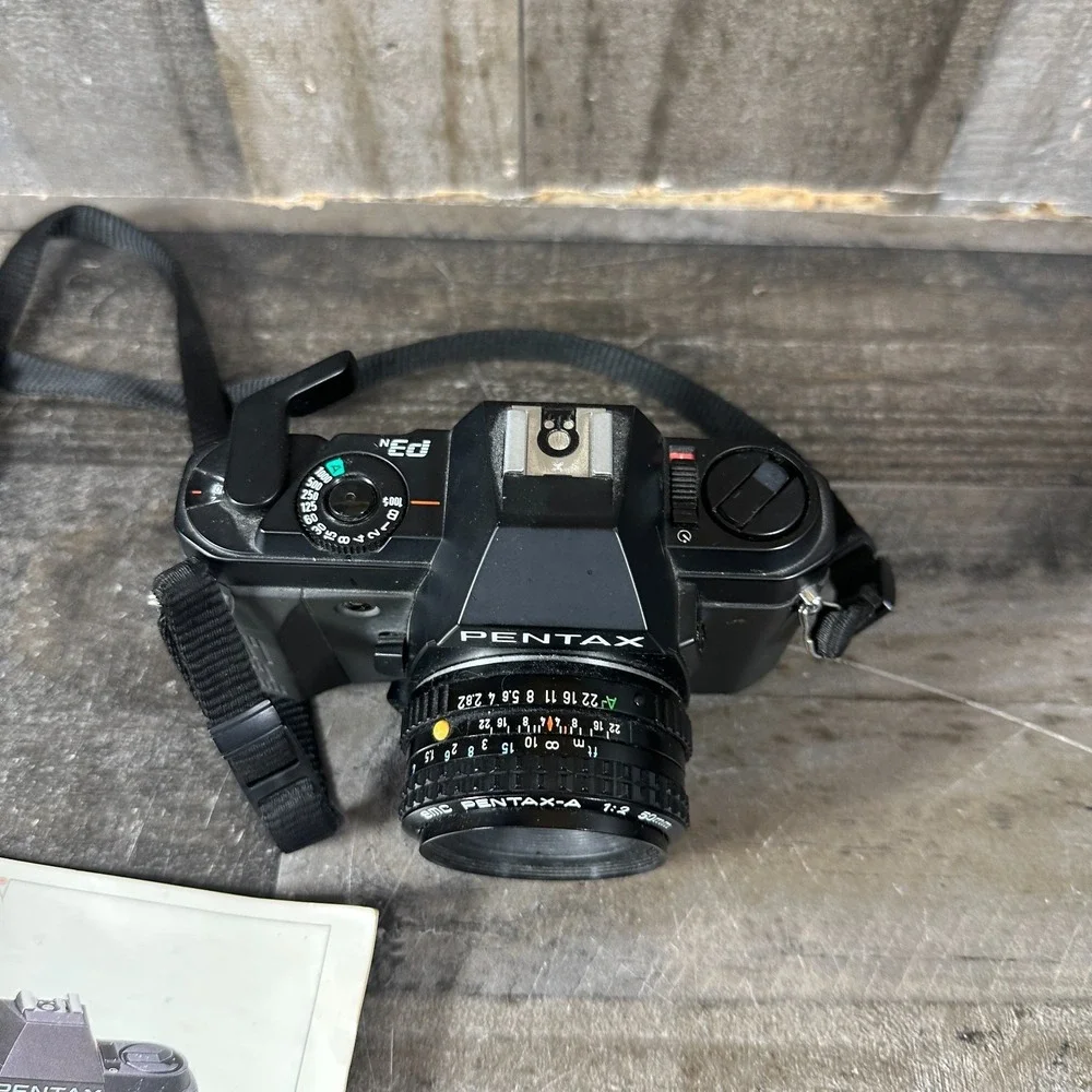 Pentax P3n 35mm SLR 35mm Film Camera With Lens - with Manual